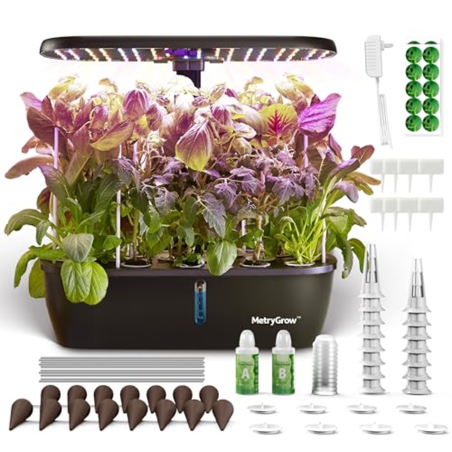 Indoor Herb Garden Kit - Kit Sistem Hidroponik MG-15, Kebun Dalam
