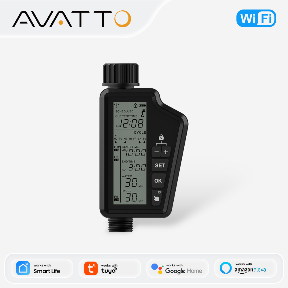 Smart Garden Valve - MIUCDA Pengatur Waktu Penyiraman Kebun dengan