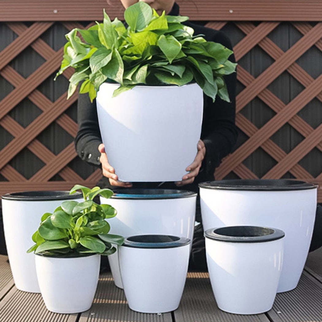 Smart Garden - Pot tanaman bunga imitasi, Pot bunga