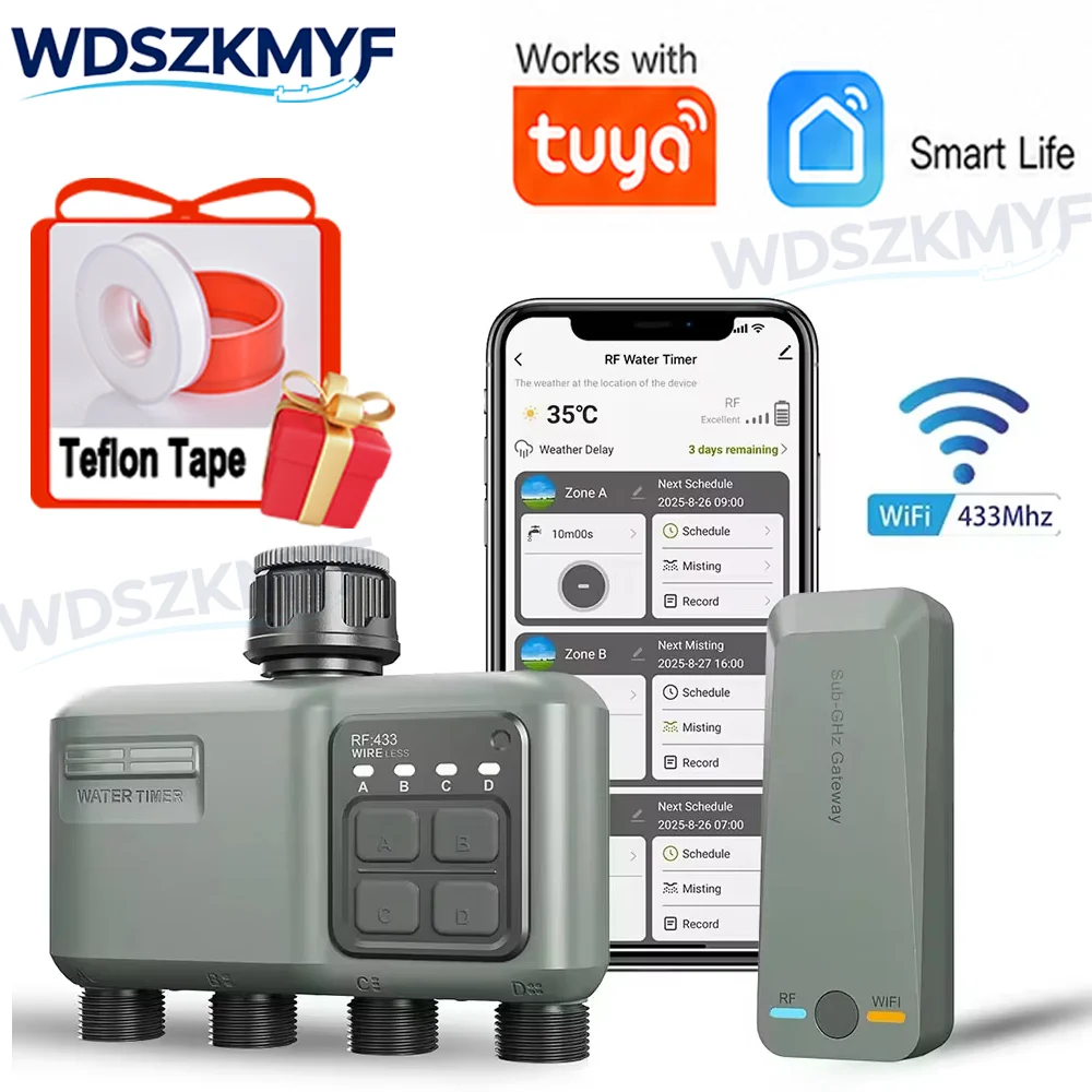 Smart Garden Valve - Pengatur Waktu Penyiraman Taman Pintar WiFi