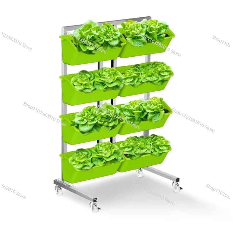 Indoor Herb Garden Kit - Kit Pot Bunga Plastik untuk Menanam