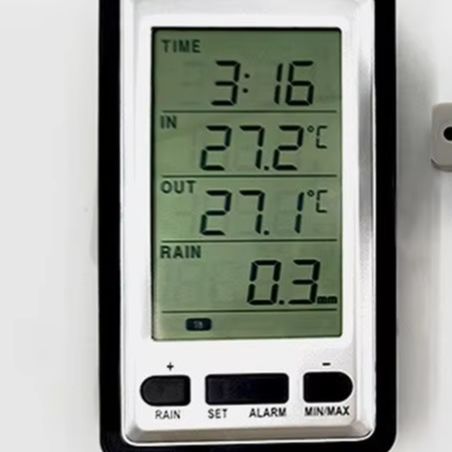 Rain Gauge Digital - Stasiun Cuaca Pengukur Hujan Nirkabel Digital