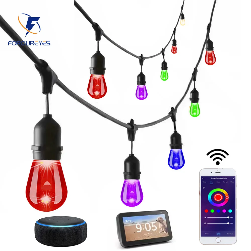 Smart Garden Festoon Lights - 10M 20M 30M Lampu Garis LED