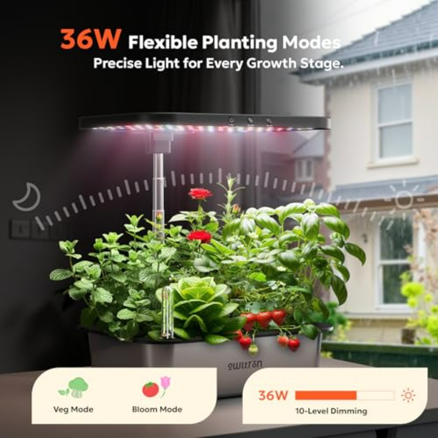 Kit kebun herbal dalam ruangan - Indoor Herb Garden Kit ulasan dan harga