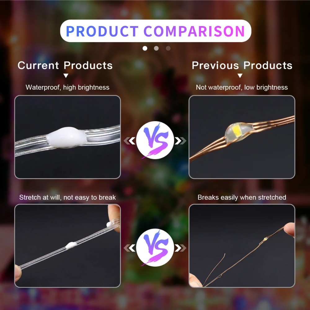 Lampu Peri LED Strip Lampu Nat - Smart Garden Festoon Lights ulasan dan harga