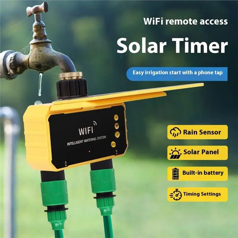 1/2 Outlet WIFI Solar Irrigati - Smart Garden Irrigation System ulasan dan harga