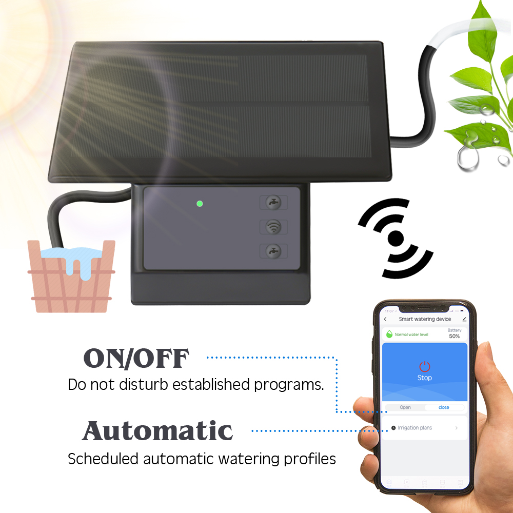 Panel surya Tuya kualitas ting - Smart Garden Irrigation System ulasan dan harga