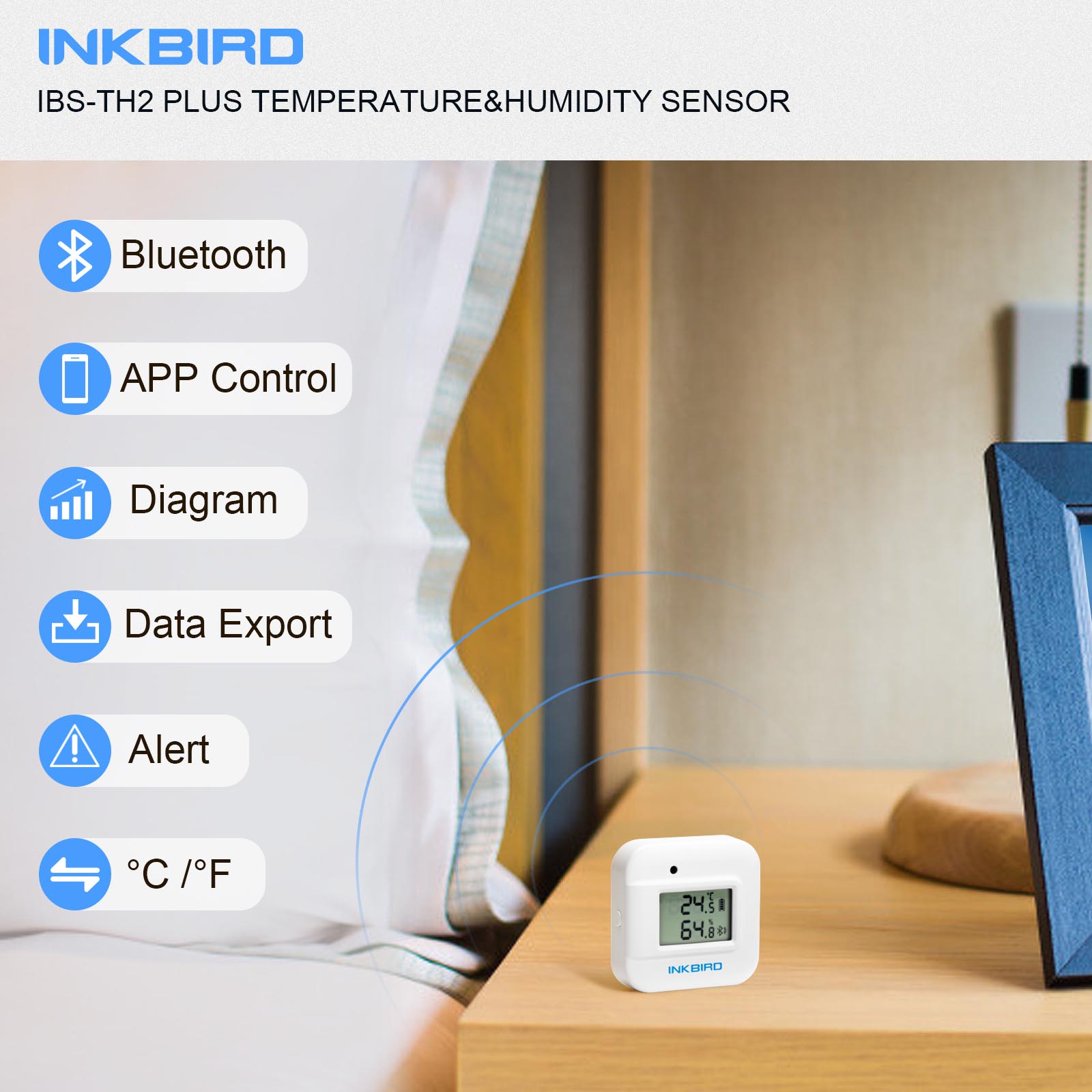 INKBIRD termometer Digital Blu - Rain Gauge Digital ulasan dan harga