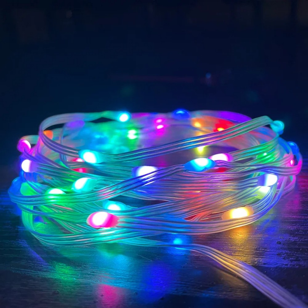 Lampu String Pintar RGBIC deng - Smart Garden Festoon Lights ulasan dan harga