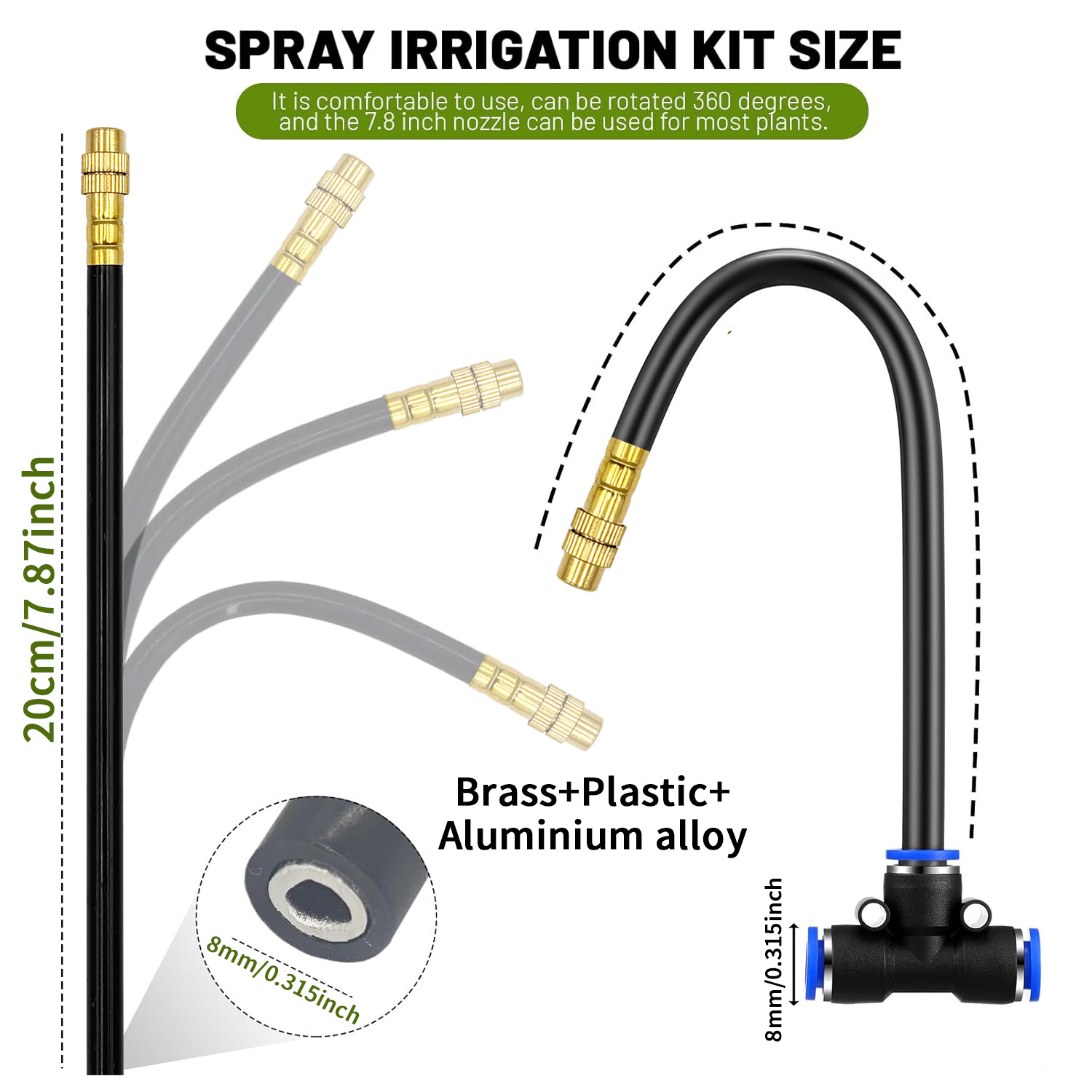 Kit Penyemprot Selang PE 5/8mm - Smart Garden Irrigation System ulasan dan harga