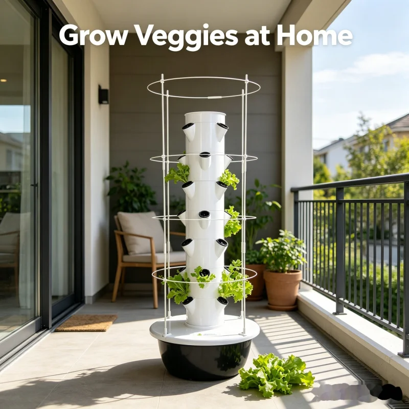 Sistem Kebun Vertikal Hidropon - Indoor Herb Garden Kit ulasan dan harga