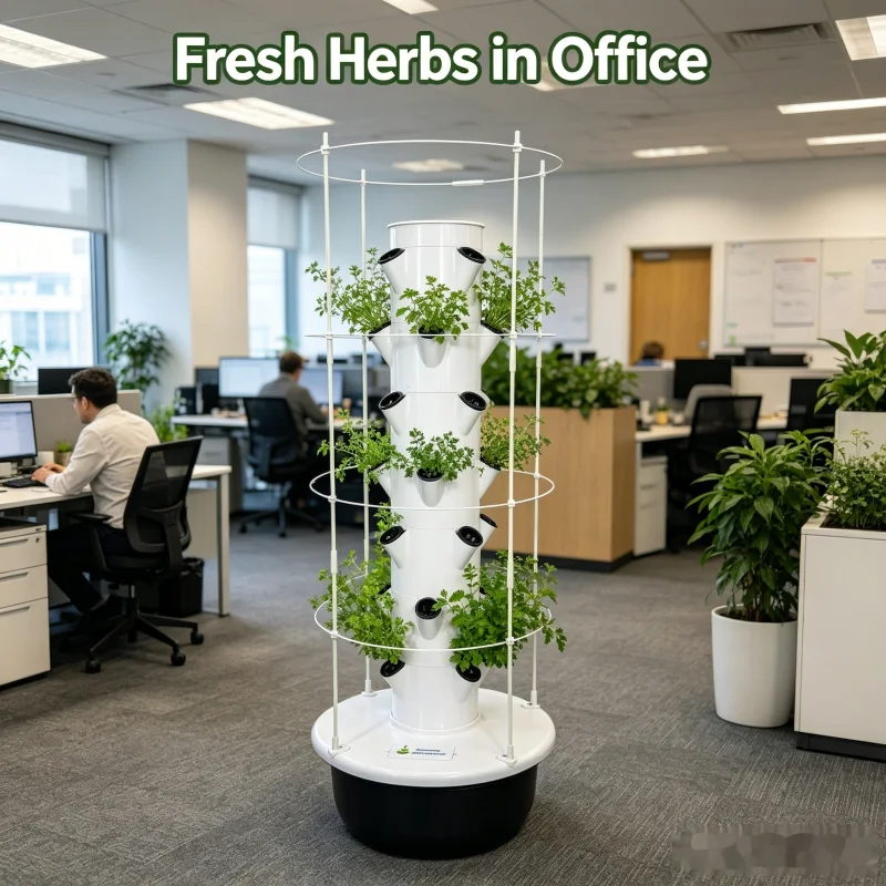Sistem Kebun Vertikal Hidropon - Indoor Herb Garden Kit ulasan dan harga
