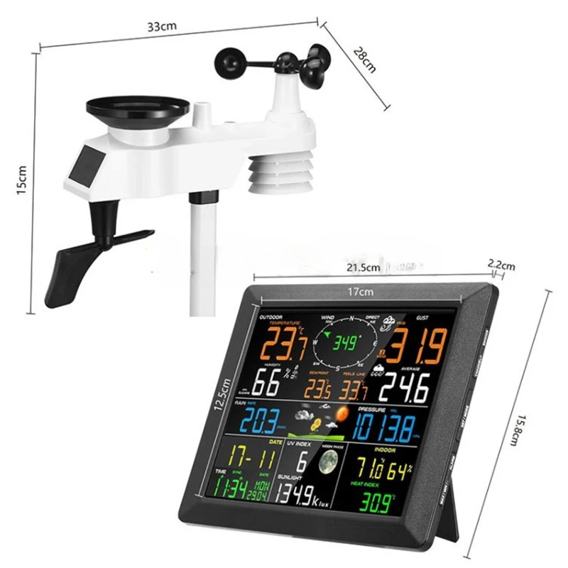 Stasiun Cuaca Nirkabel 0320 La - Rain Gauge Digital ulasan dan harga