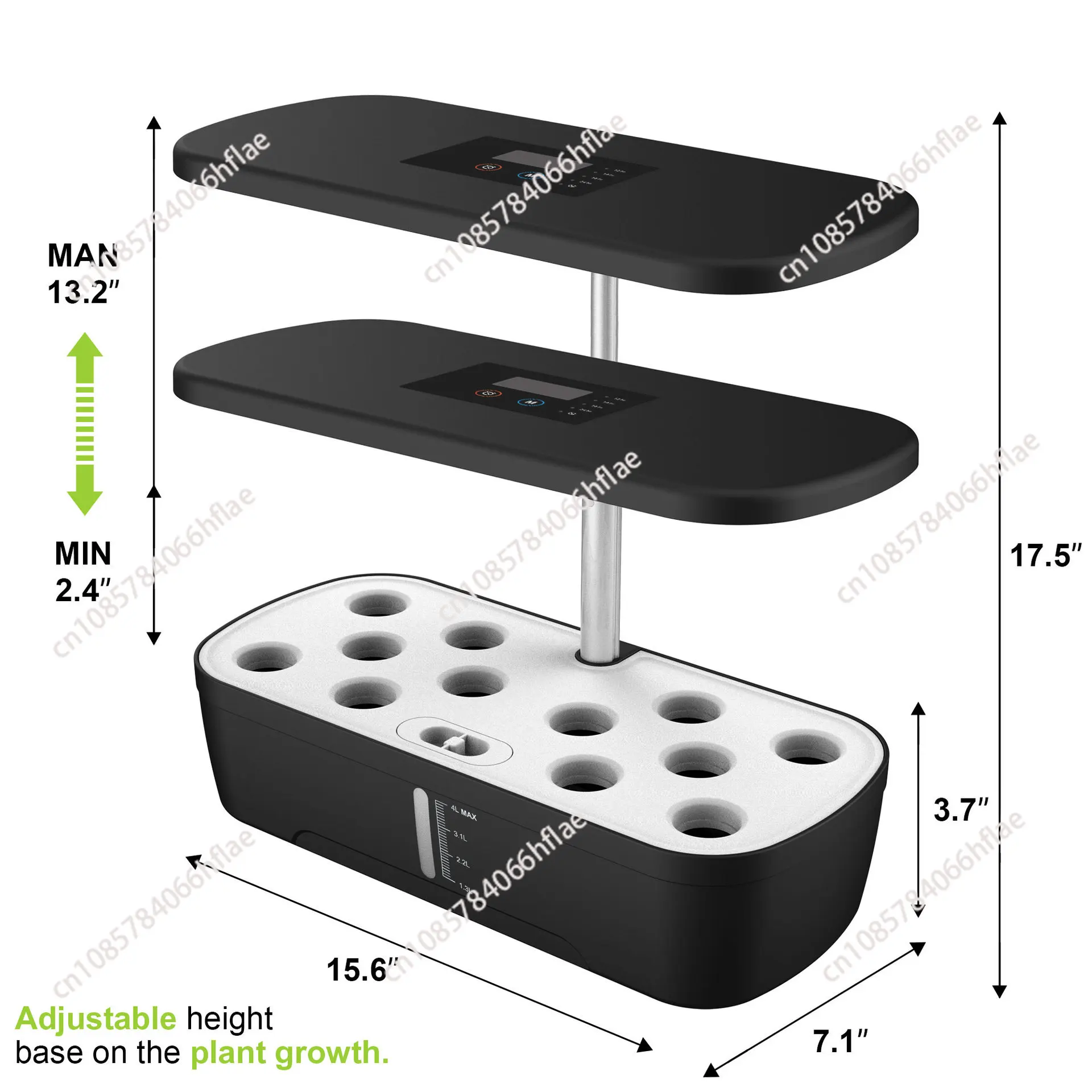 Sistem Hidroponik 12 Pod, Perl - Indoor Herb Garden Kit ulasan dan harga