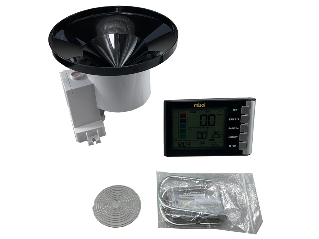Pengukur Suhu dan Kelembapan M - Rain Gauge Digital ulasan dan harga