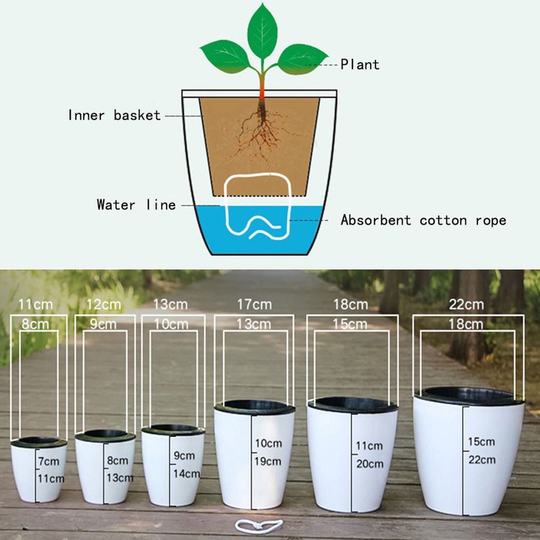 Pot tanaman bunga imitasi, Pot - Smart Garden ulasan dan harga