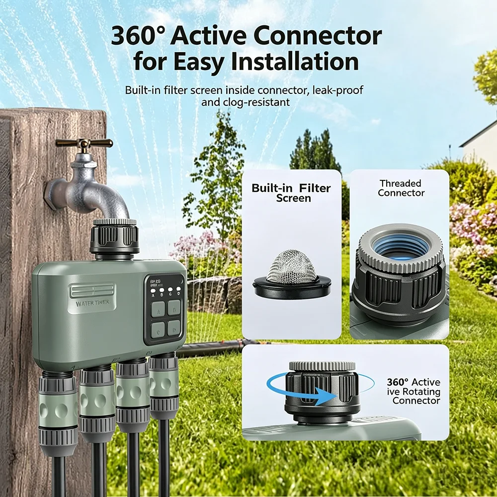 Pengatur Waktu Penyiraman Tama - Smart Garden Valve ulasan dan harga