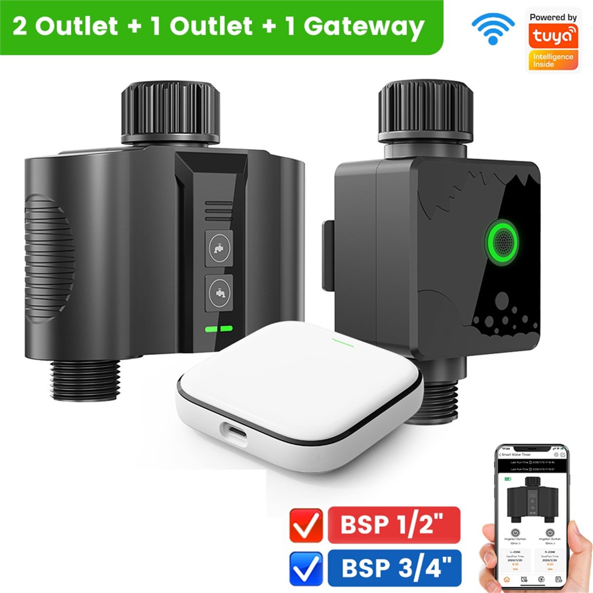 Y17A 1 Set Timer Air WiFi untu - Smart Garden ulasan dan harga