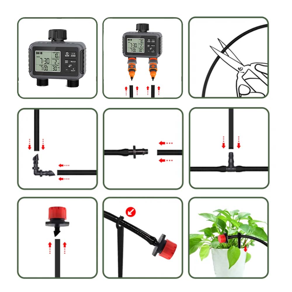 Kit Irigasi Otomatis dengan Ti - Smart Garden Irrigation System ulasan dan harga