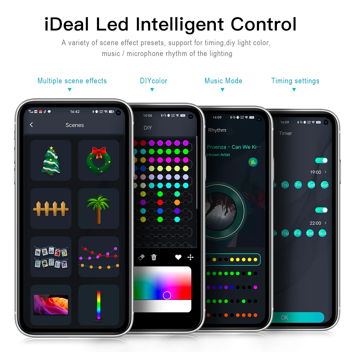 5M 10M 20M Lampu Tali Pintar D - Smart Garden Festoon Lights ulasan dan harga