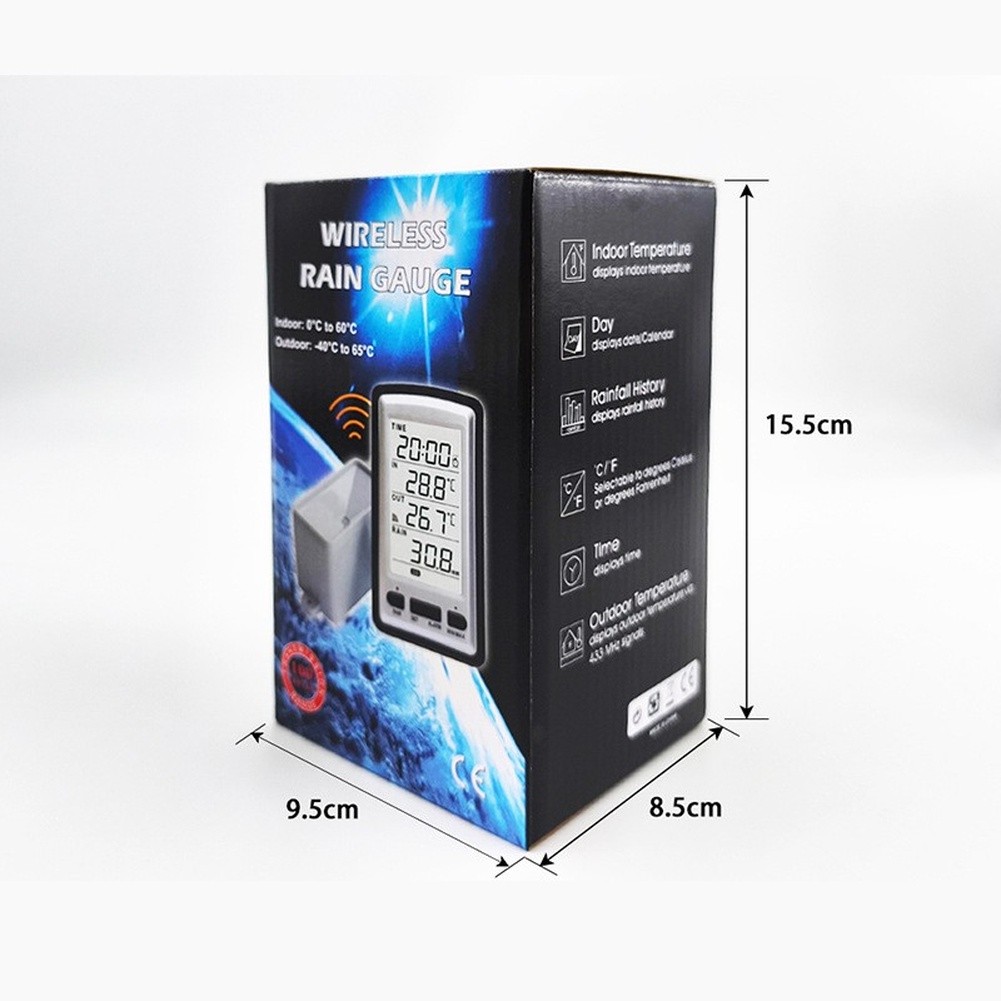Stasiun Cuaca Pengukur Hujan N - Rain Gauge Digital ulasan dan harga