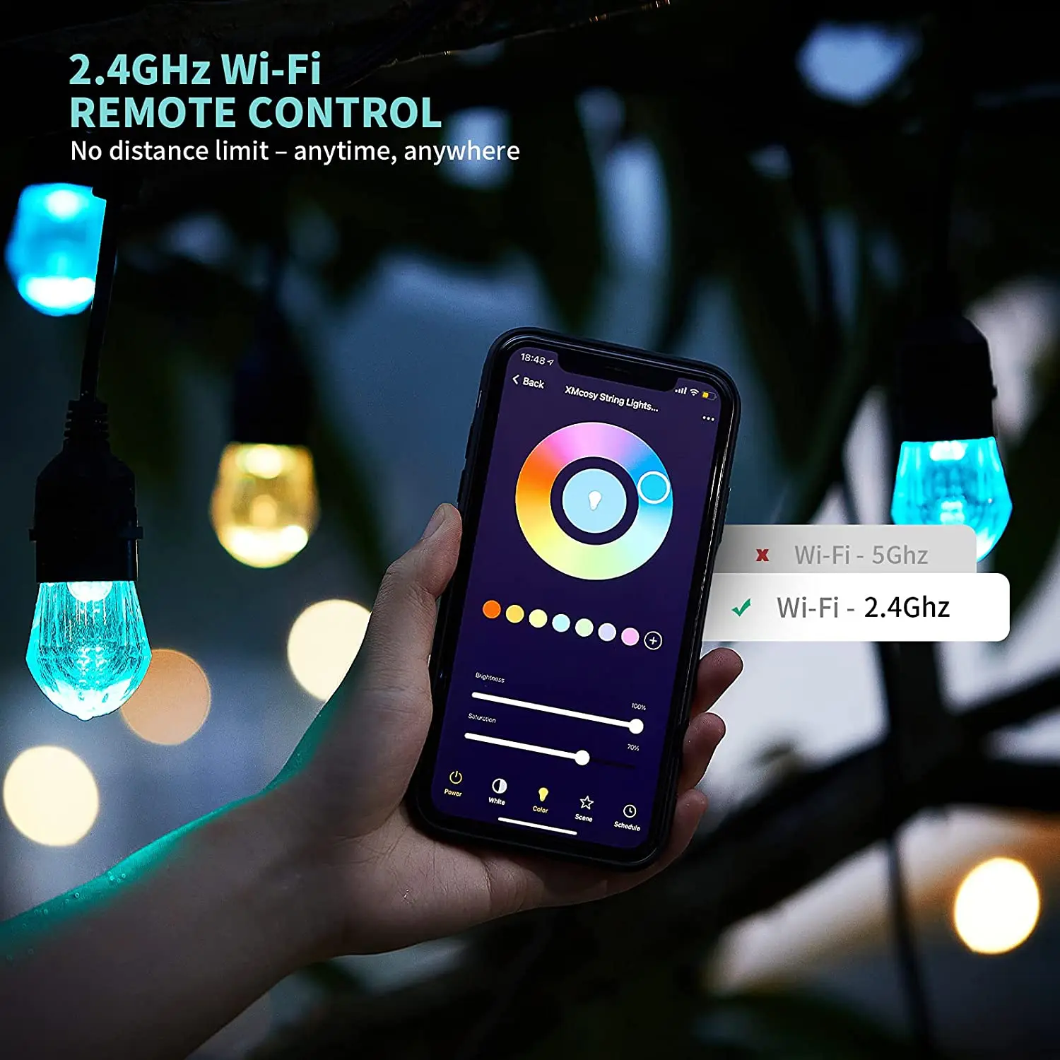 10M 20M 30M Lampu Garis LED Pi - Smart Garden Festoon Lights ulasan dan harga